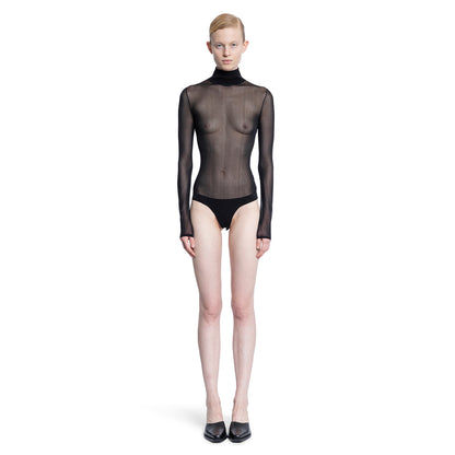 KHAITE WOMAN BLACK BODYSUITS