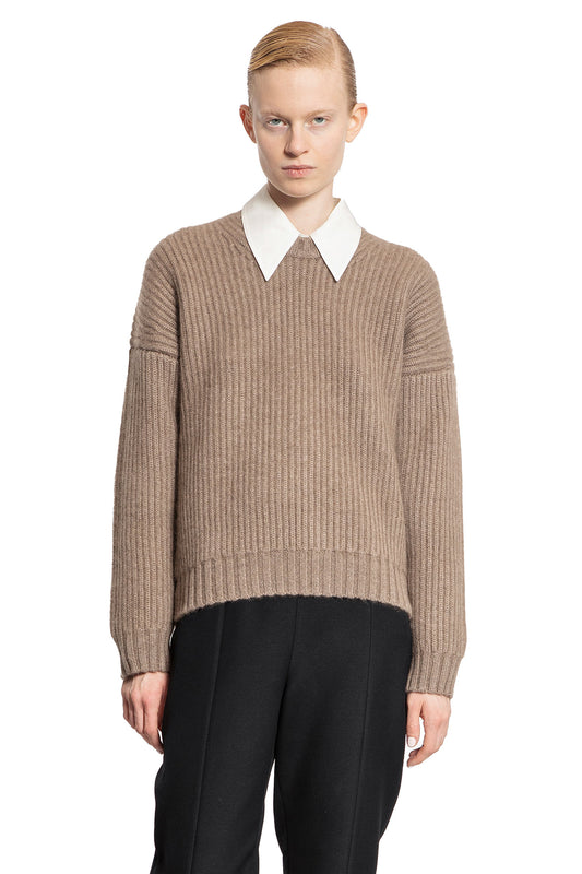 KHAITE WOMAN BEIGE KNITWEAR