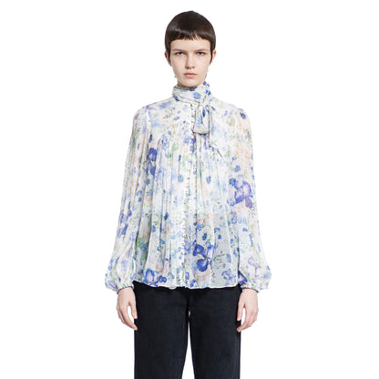 ZIMMERMANN WOMAN BLUE SHIRTS