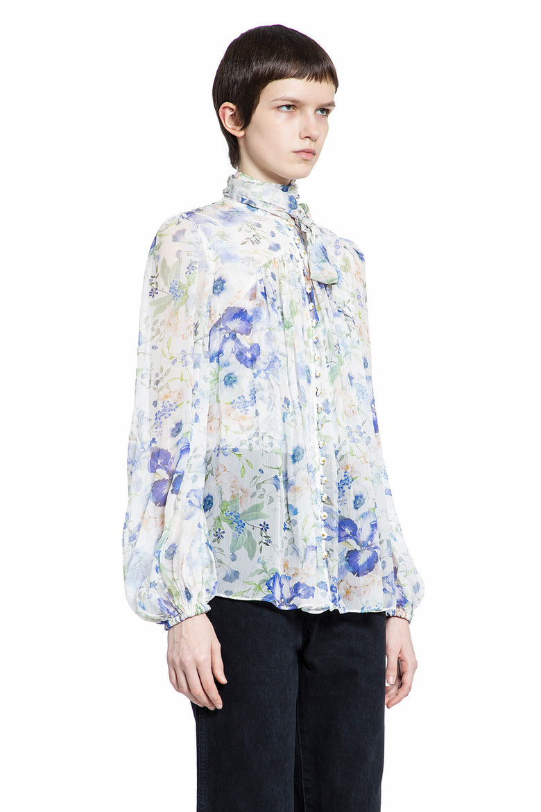 ZIMMERMANN WOMAN BLUE SHIRTS