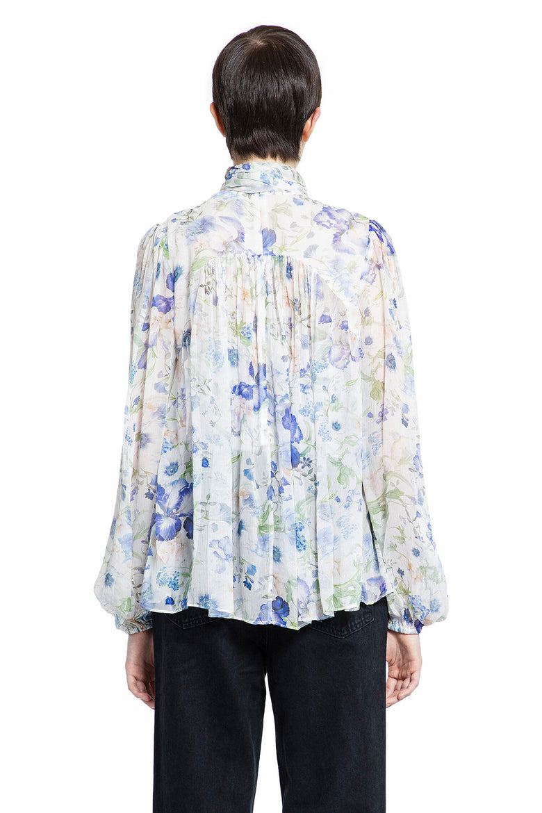 ZIMMERMANN WOMAN BLUE SHIRTS