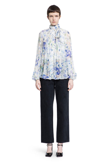 ZIMMERMANN WOMAN BLUE SHIRTS