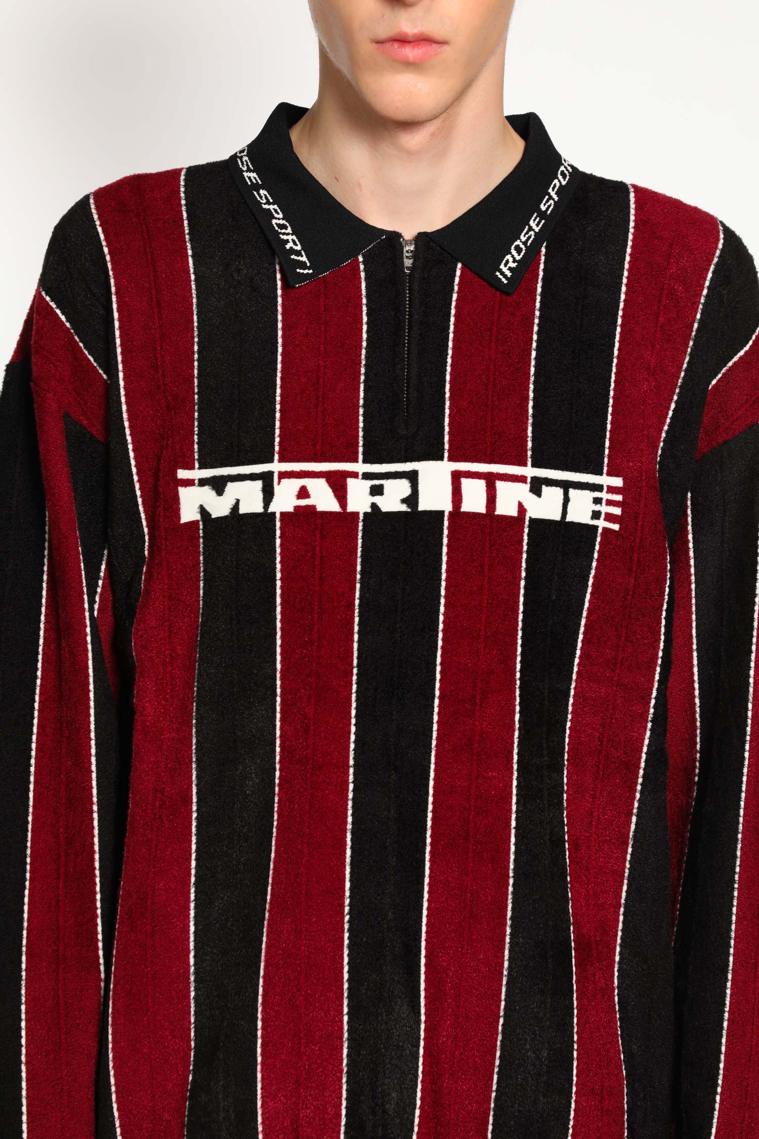 Striped Cotton-Wool Polo Shirt - Antonioli.eu