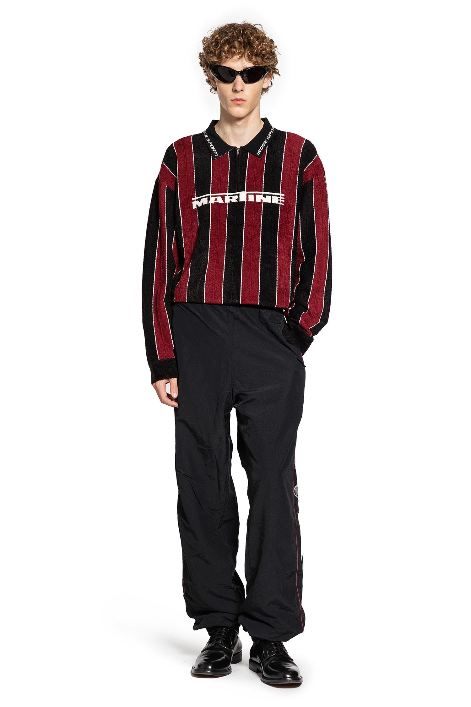 Striped Cotton-Wool Polo Shirt - Antonioli.eu