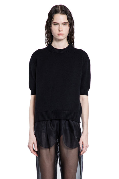 KHAITE WOMAN BLACK KNITWEAR