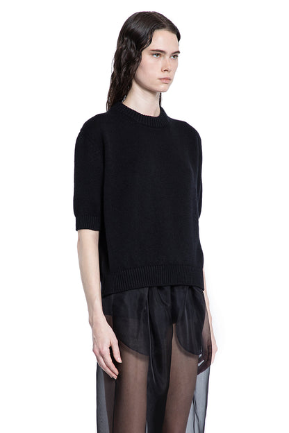 KHAITE WOMAN BLACK KNITWEAR