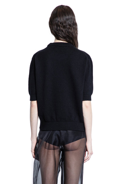 KHAITE WOMAN BLACK KNITWEAR