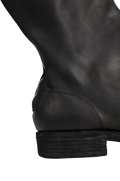 Zipped Leather Ankle Boots