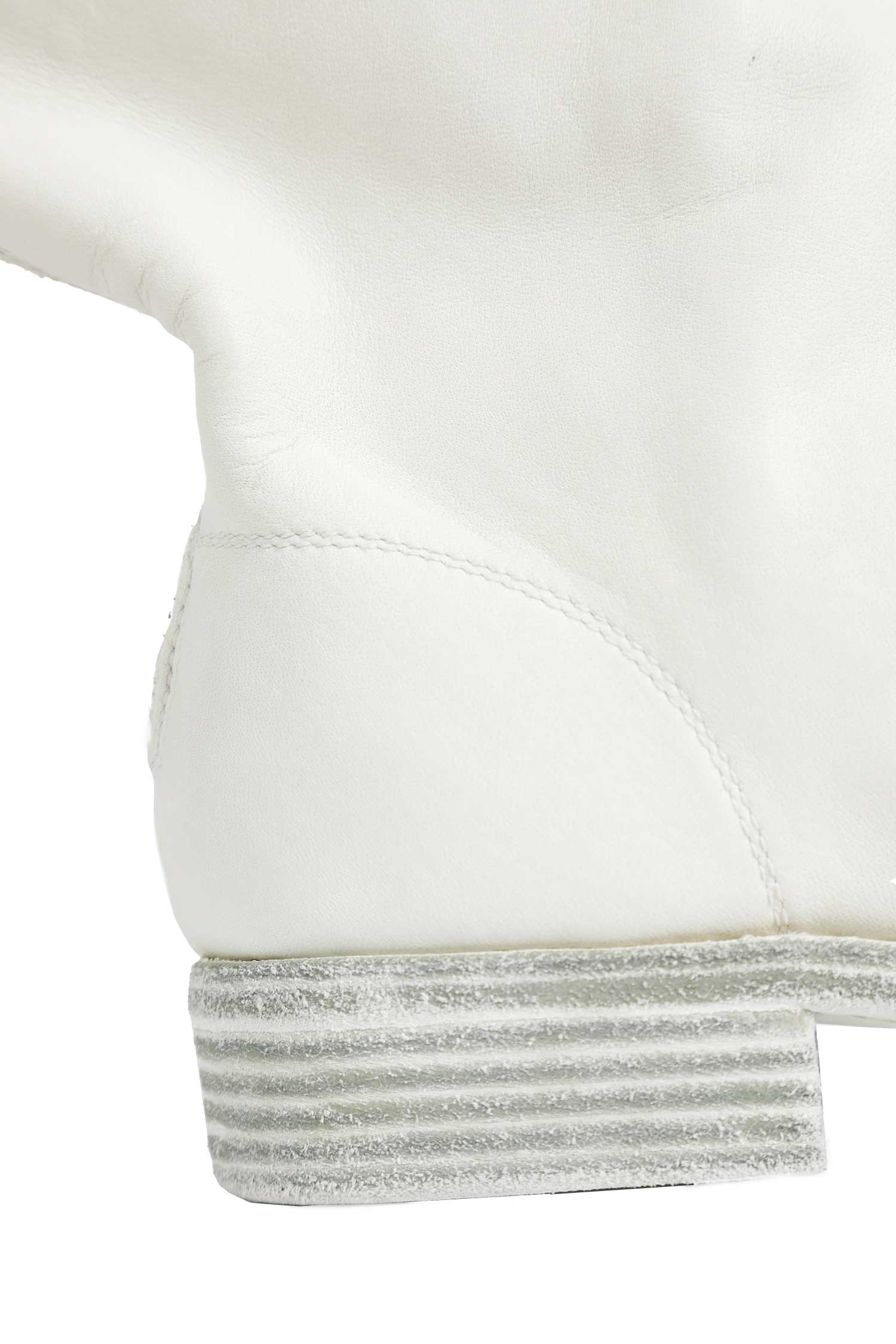 Ziped Leather Ankle Boots