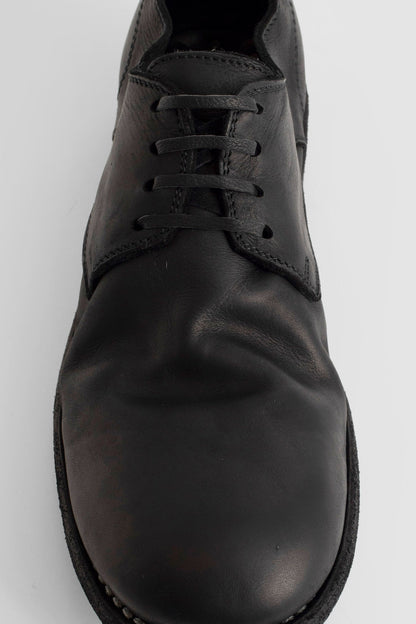 GUIDI WOMAN BLACK LACE-UPS