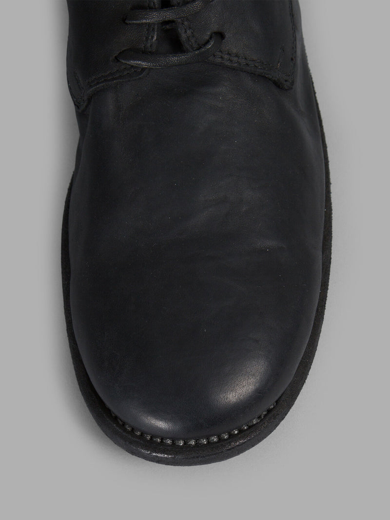 GUIDI MAN BLACK LACE-UPS