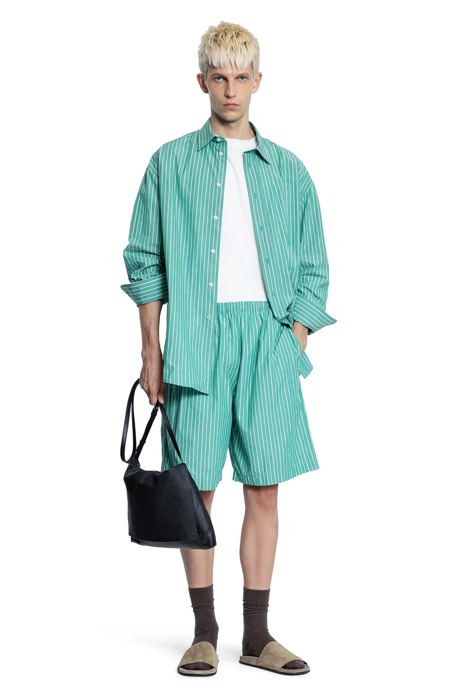THE ROW MAN GREEN SHORTS & SKIRTS - Antonioli.eu