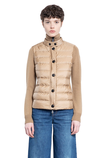 MONCLER GRENOBLE WOMAN BROWN JACKETS