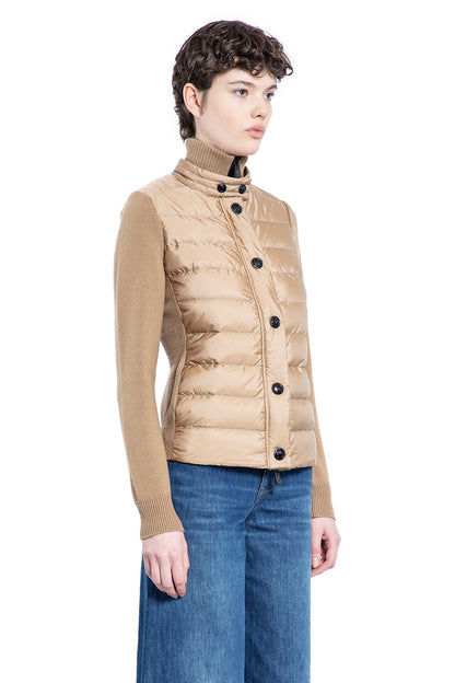 MONCLER GRENOBLE WOMAN BROWN JACKETS