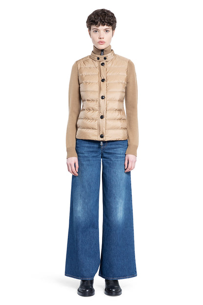 MONCLER GRENOBLE WOMAN BROWN JACKETS