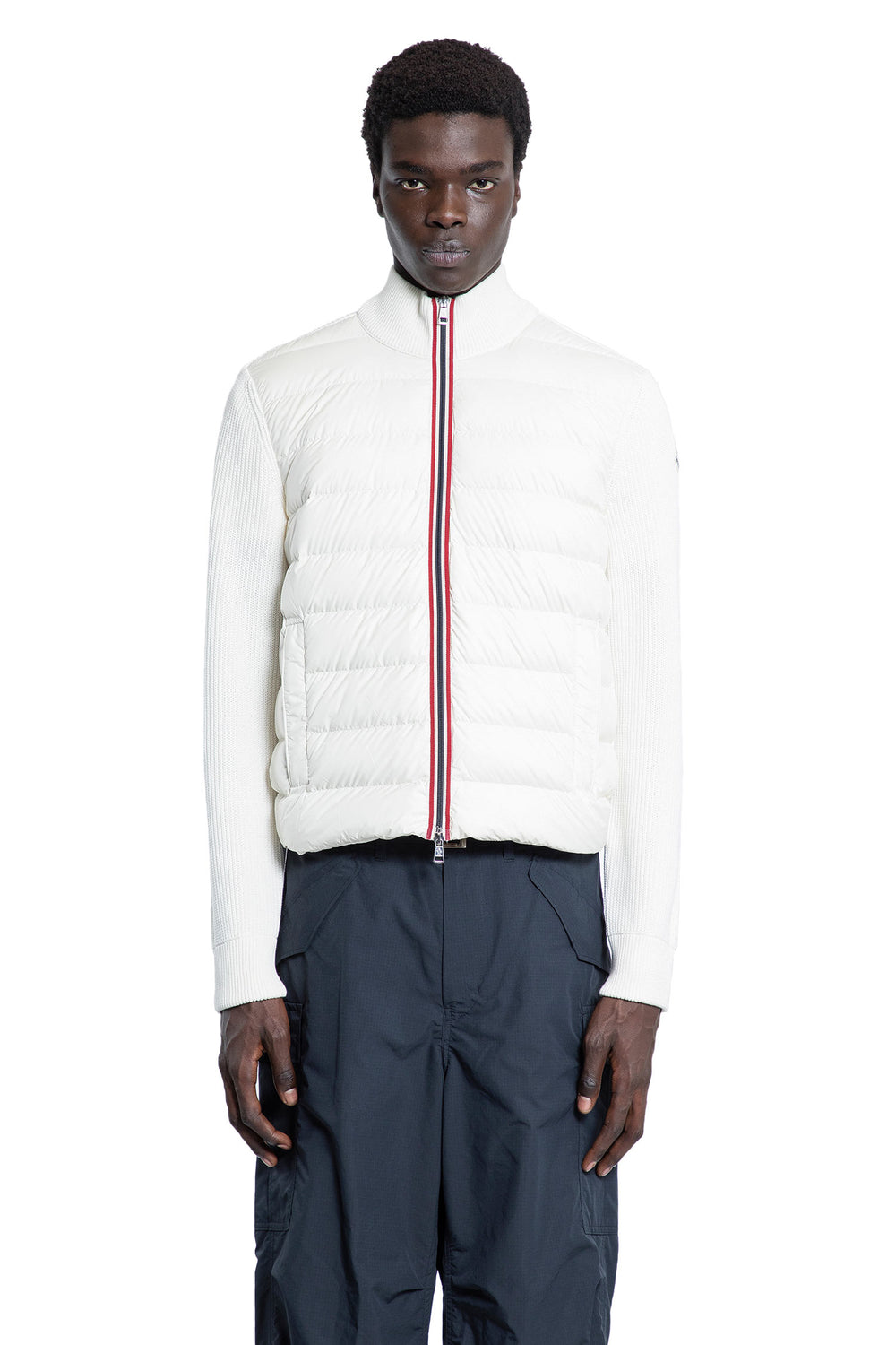 MONCLER MAN WHITE JACKETS