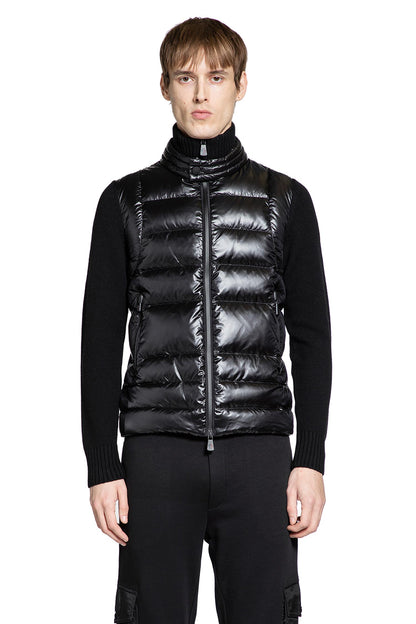 Padded Wool Zip-Up Cardigan