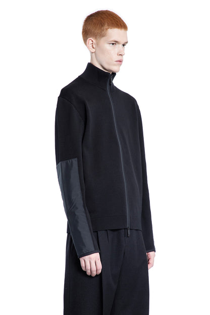 MONCLER MAN BLACK KNITWEAR