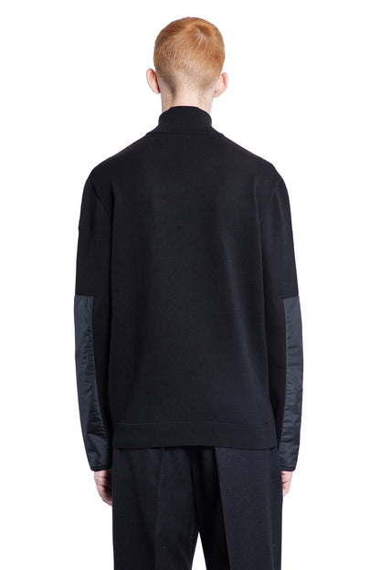 MONCLER MAN BLACK KNITWEAR