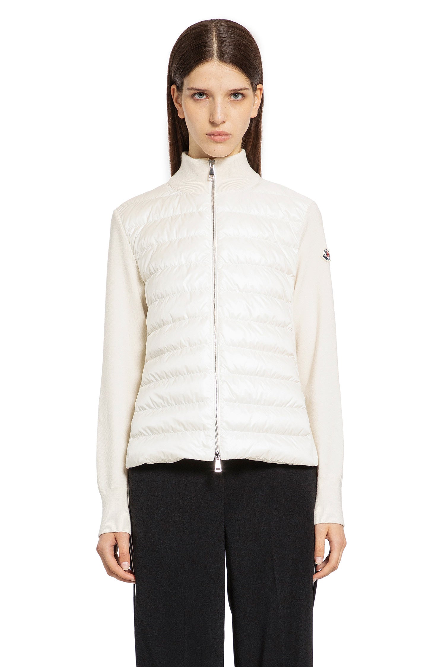 MONCLER WOMAN WHITE KNITWEAR