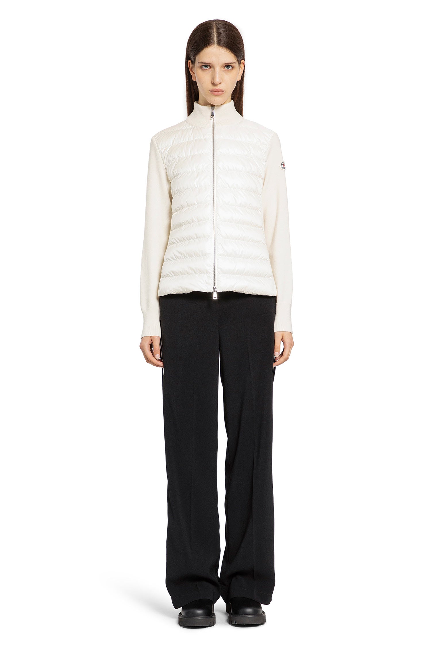 MONCLER WOMAN WHITE KNITWEAR