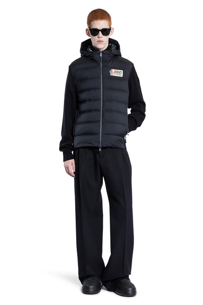 MONCLER GRENOBLE MAN BLACK KNITWEAR