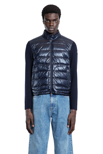 MONCLER MAN BLUE KNITWEAR