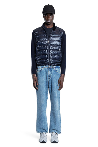 MONCLER MAN BLUE KNITWEAR