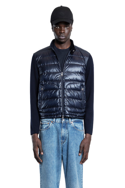 MONCLER MAN BLUE KNITWEAR