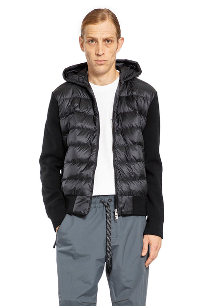 MONCLER MAN BLACK KNITWEAR