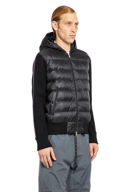 MONCLER MAN BLACK KNITWEAR