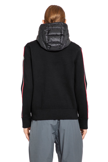 MONCLER MAN BLACK KNITWEAR