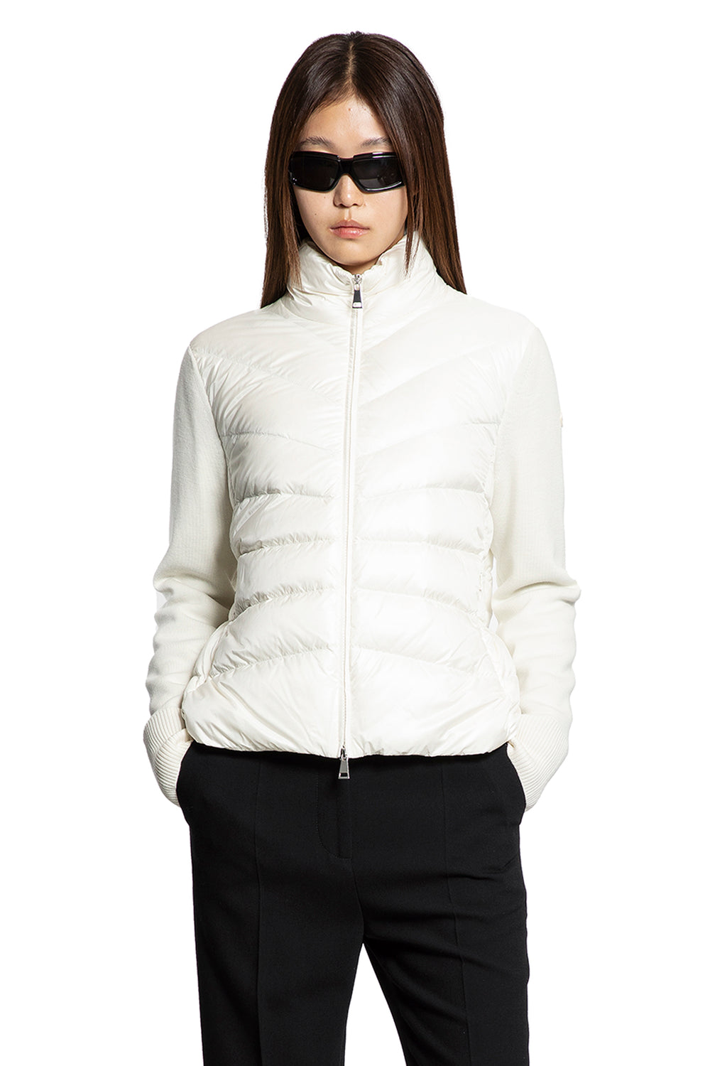 MONCLER Padded Cardigan in Wool woman