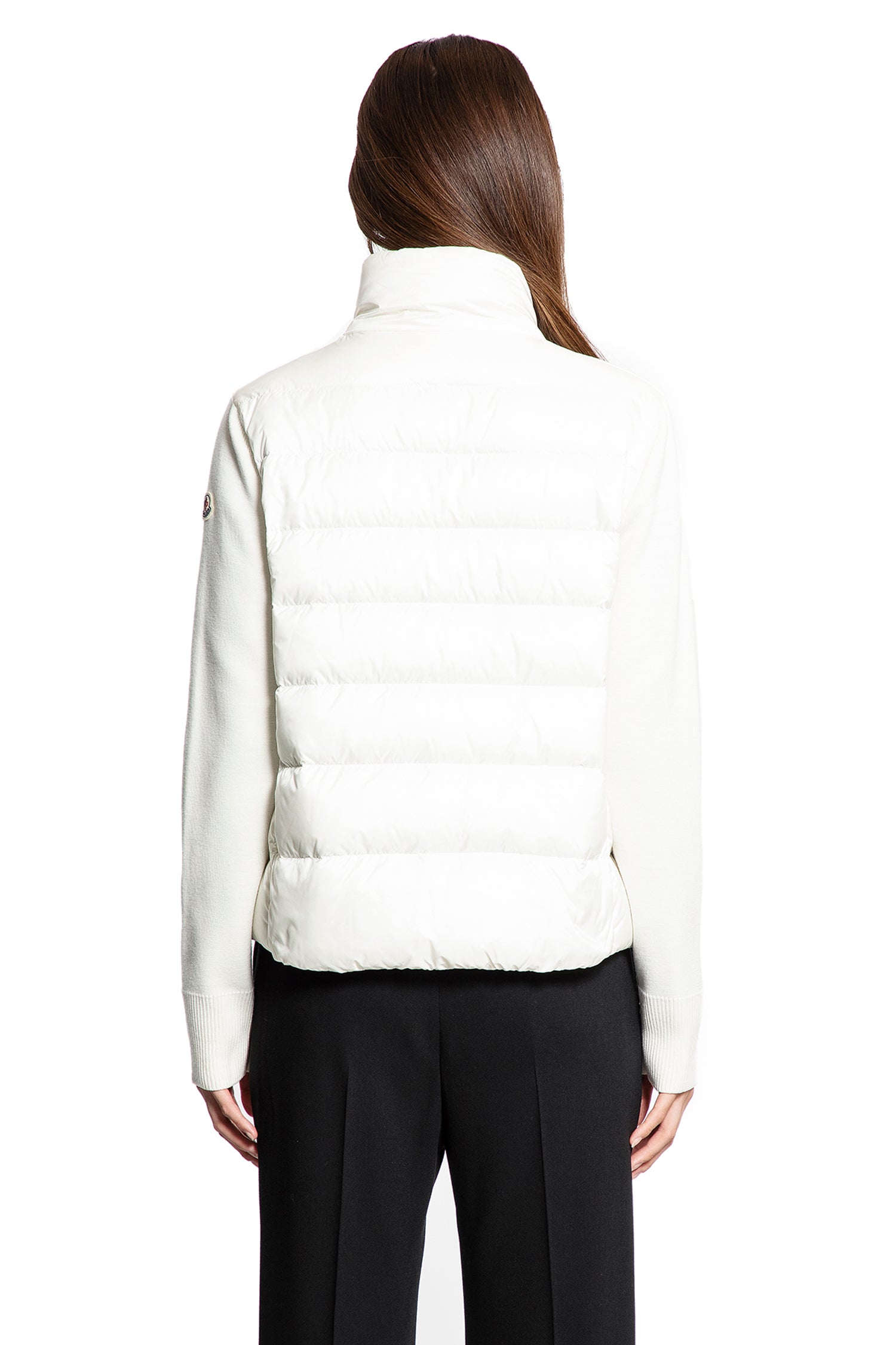 Padded Cardigan in Wool