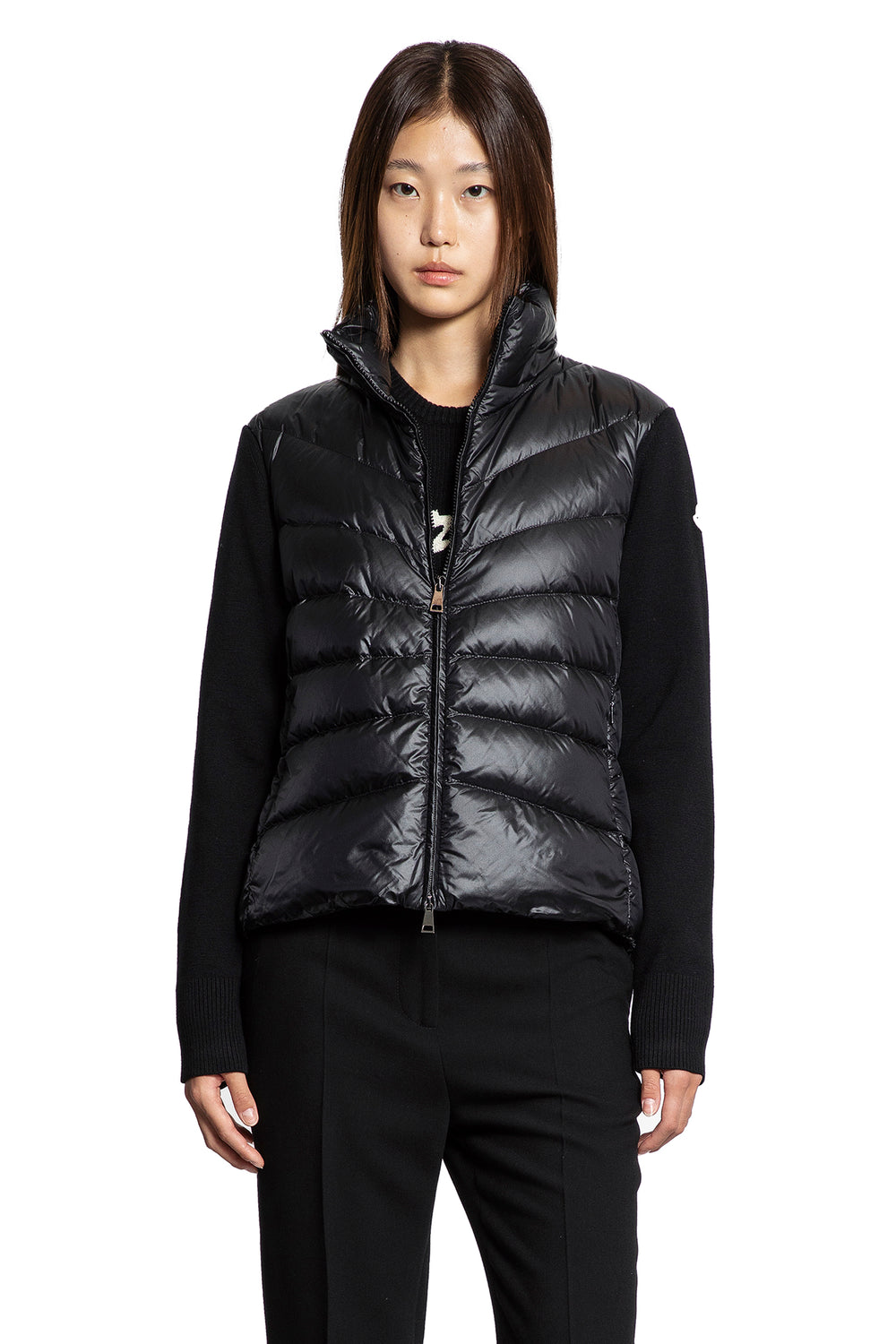 MONCLER Padded Cardigan in Wool woman