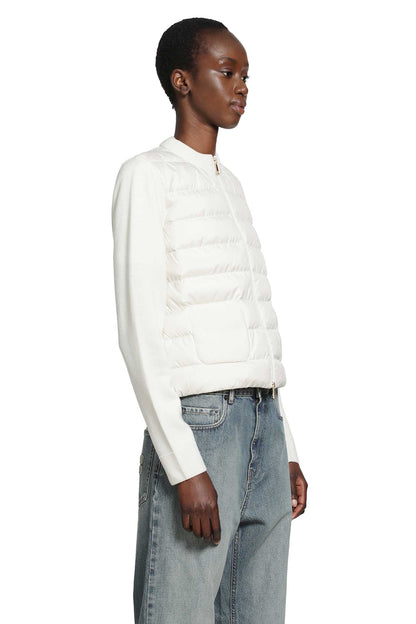Wool Padded Zip-Up Cardigan
