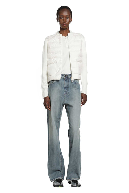 Wool Padded Zip-Up Cardigan