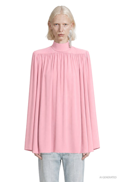 Cady Couture Pleated Top