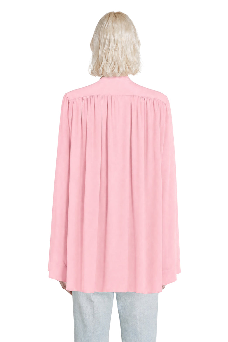 VALENTINO Cady Couture Pleated Top woman