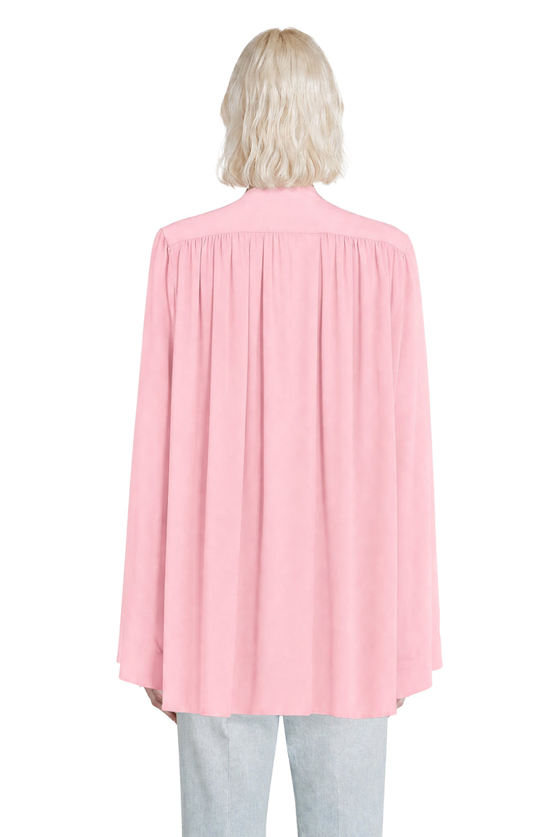 VALENTINO Cady Couture Pleated Top woman