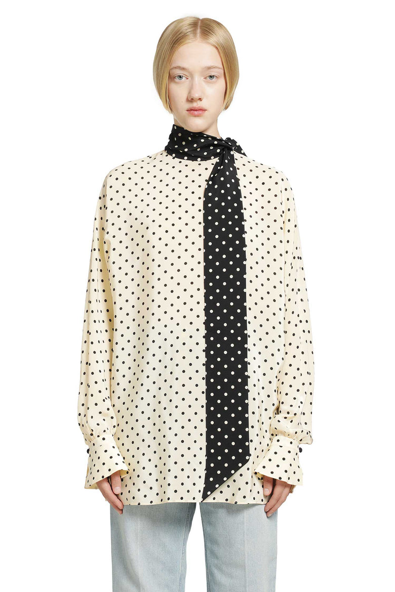 
              VALENTINO Polka dot blouse woman
            