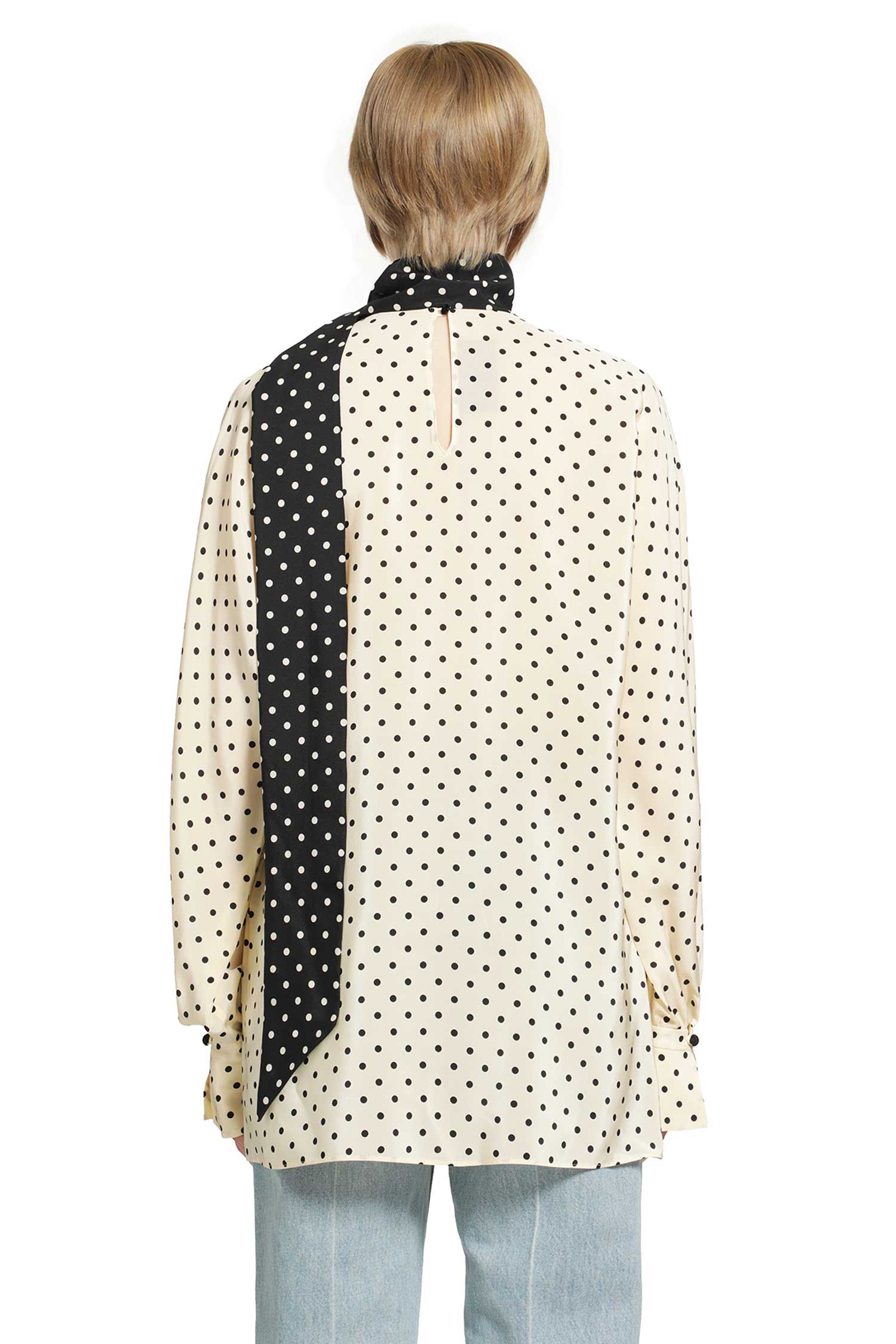 Polka dot blouse