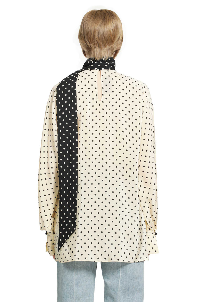 VALENTINO Polka dot blouse woman