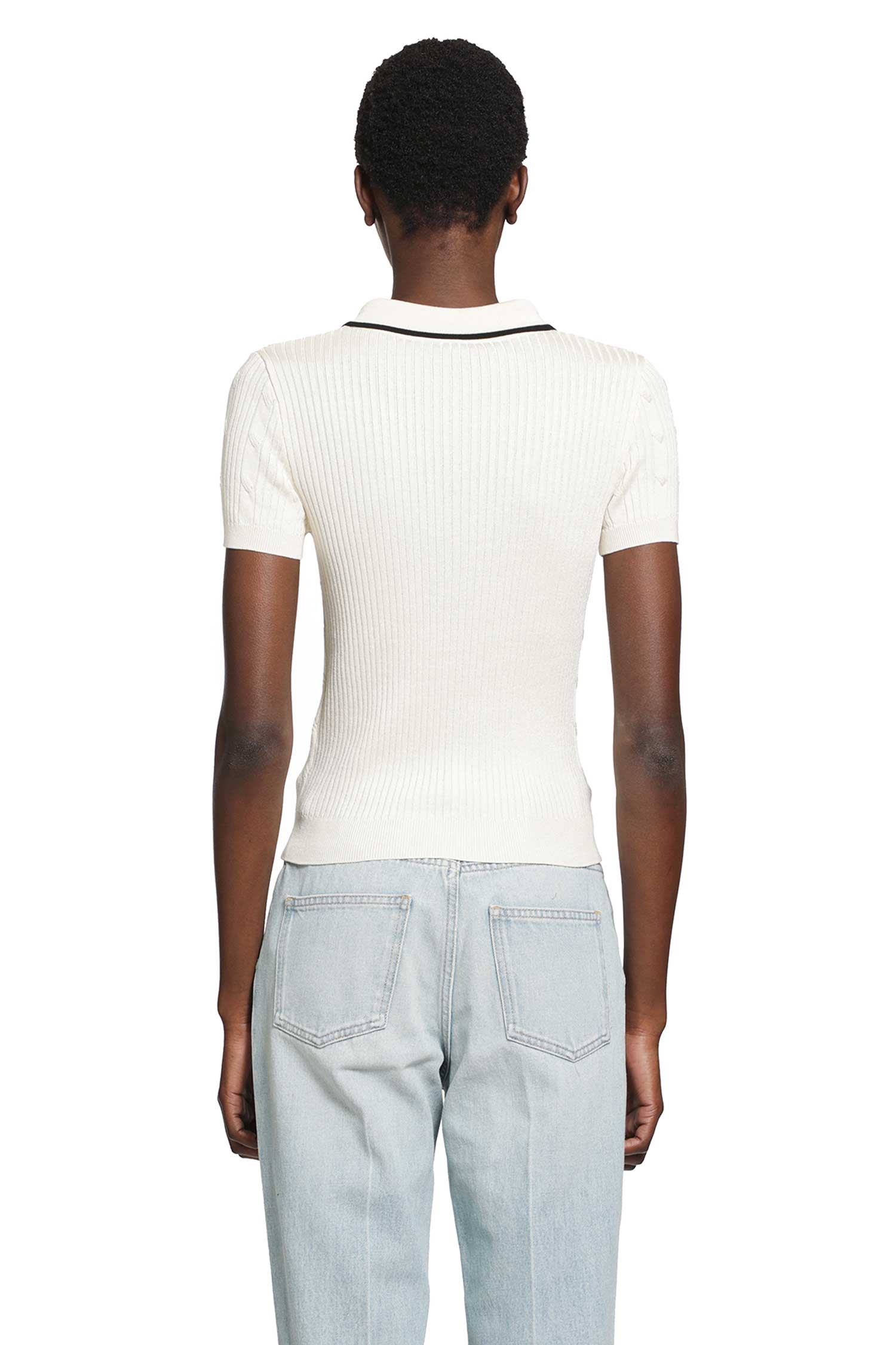 VALENTINO Cotton-blend Top woman