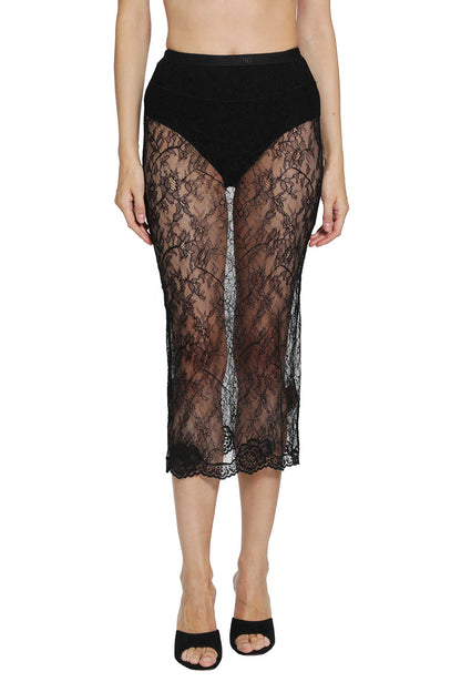Lace Midi Skirt