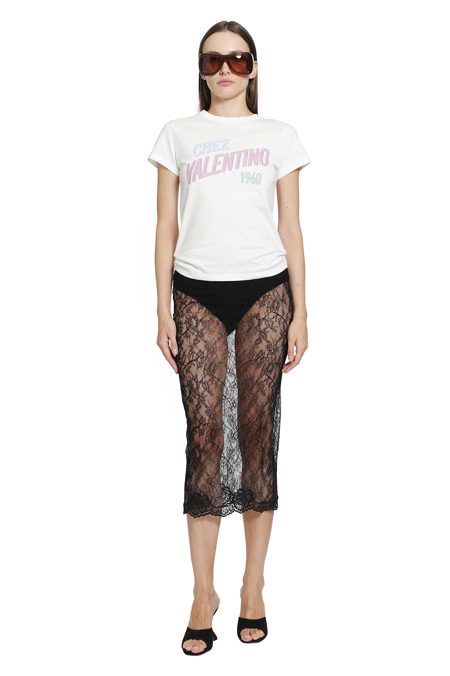 Lace Midi Skirt