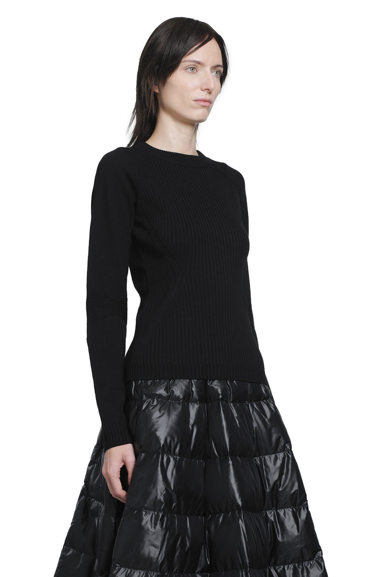 MONCLER GRENOBLE Ribbed Wool Sweater woman