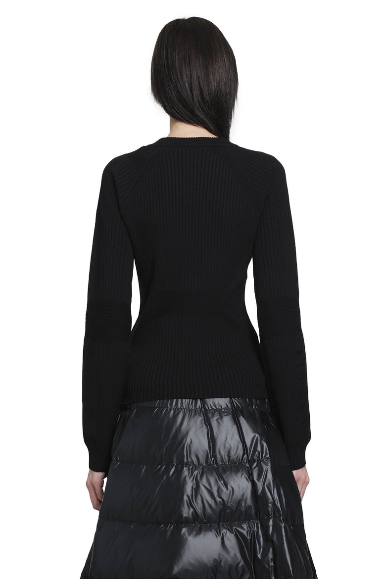 MONCLER GRENOBLE Ribbed Wool Sweater woman