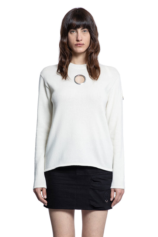 MONCLER GENIUS WOMAN WHITE KNITWEAR