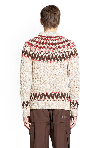 Geometric Jacquard Wool Sweater